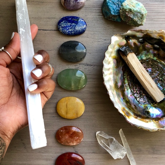 Other - Love, Indigo | Natural Chakra Worry Stone Crystal